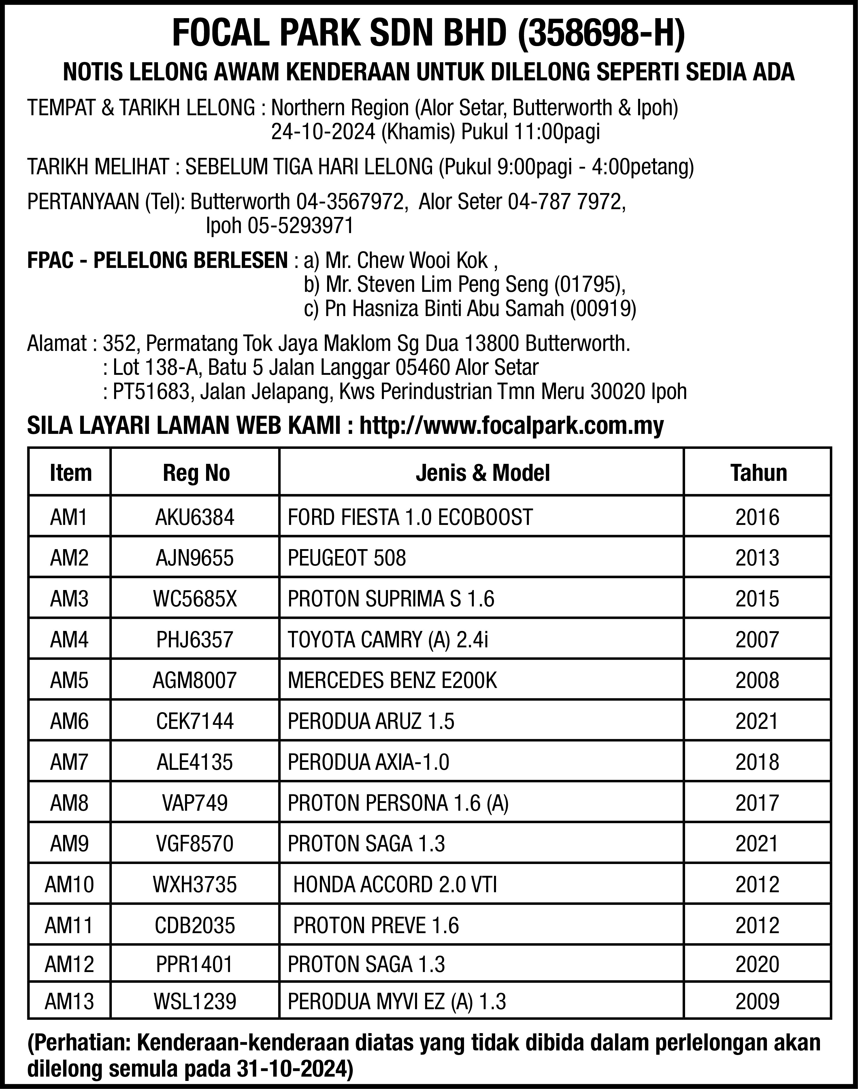 FOCAL PARK SDN BHD